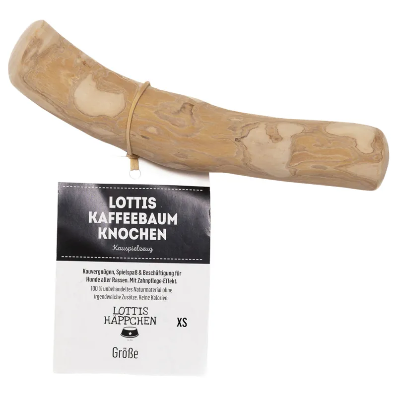 LOTTIS HÄPPCHEN Kaffeebaumknochen XS 12-15 cm Finale Aktion